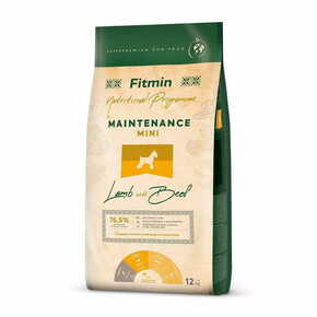 Fitmin Dog mini maintenance lamb&amp;beef - 12 kg