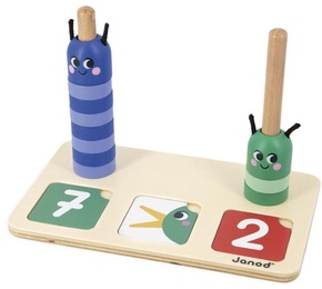 Janod Poučna igra za otroke seštevanje in primerjanje števil Didaktik