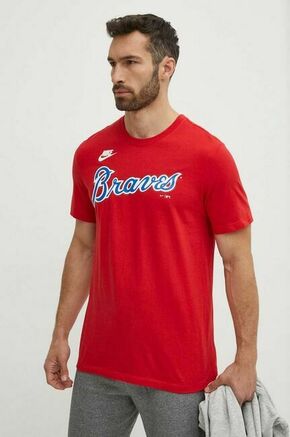 Bombažna kratka majica Nike Atlanta Braves moška
