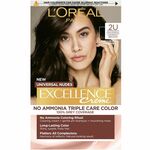 Loreal Paris Excellence Universal Nudes barva za lase, 2U Darkest Brown