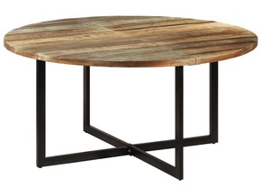 VIDAXL Jedilna miza 150x75 cm trden mangov les