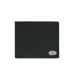 Calvin Klein Velika moška denarnica Textured Bifold W/Coin K50K511475 Črna