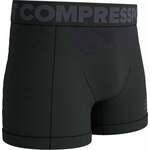 Compressport Seamless Boxer M Black/Grey M Tekaško spodnje perilo