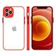 silikonski prožni prosojni ovitek milky case za xiaomi redmi 9t rdeč
