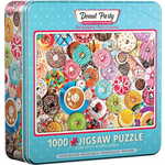 WEBHIDDENBRAND EUROGRAPHICS Puzzle v pločevinasti škatli Doughnut party 1000 kosov