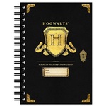 BLUE SKY HARRY POTTER A5 WIRO NOTEBOOK - HOGWARTS SHIELD BELEŽNICA