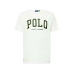 Bombažna kratka majica Polo Ralph Lauren bela barva - bela. Kratka majica iz kolekcije Polo Ralph Lauren, izdelana iz pletenine z nalepko. Model iz izjemno udobne bombažne tkanine.