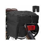 Malatec 60L vodoodporna odsevna kolesarska torba za prtljažnik kolesa črna