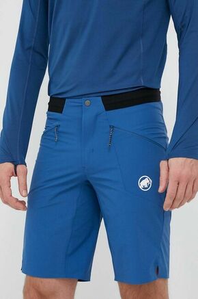 Pohodne kratke hlače Mammut Aenergy Light SO mornarsko modra barva - mornarsko modra. Pohodne kratke hlače iz kolekcije Mammut. Model izdelan iz materiala tipa softshell.