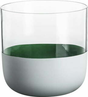 EISCH Germany Kristalna vaza "Deep Green" - 180 mm