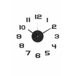 Stenska ura Karlsson DIY Sunset Number - črna. Stenska ura iz kolekcije Karlsson. Model izdelan iz umetne snovi.