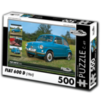WEBHIDDENBRAND RETRO-AUTA Puzzle št. 49 Fiat 600 D (1964) 500 kosov