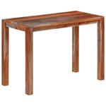 Greatstore Jedilna miza 110x50x76 cm trden akacijev les