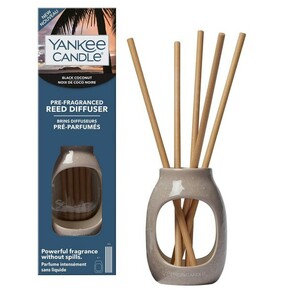 Yankee Candle Black Coconut Pre-Fragranced Reed Diffuser dišava za dom in difuzor 1 ks unisex