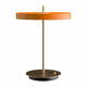 Oranžna LED zatemnitvena namizna svetilka s kovinskim senčnikom (višina 41,5 cm) Asteria Table – UMAGE