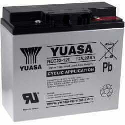 Yuasa Akumulator alarmni sistemi Prosilno razsvetljavo 12V 22Ah globok cikel - YUASA original