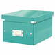 Turkizno zelena škatla za shranjevanje Leitz Click&amp;Store, dolžina 28 cm