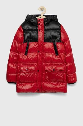 Otroška jakna Geox rdeča barva - rdeča. Otroški jakna iz kolekcije Geox. Podložen model