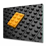 tulup.si Steklena podloga za rezanje Lego opeke 2x30x52 cm