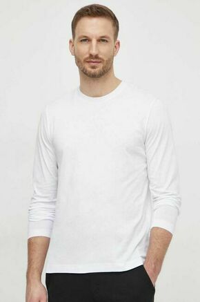 Svilena srajca z dolgimi rokavi Liu Jo bela barva - bela. Majica z dolgimi rokavi iz kolekcije Liu Jo. Model izdelan iz tanke