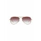 Otroška sončna očala Ray-Ban Junior Aviator roza barva, 0RJ9506S - roza. Otroška sončna očala iz kolekcije Ray-Ban. Model s toniranimi stekli in okvirji iz kovine. Ima filter UV 400.