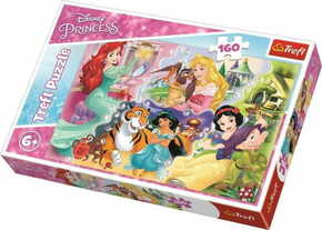 WEBHIDDENBRAND Trefl Puzzle Disneyjeva princesa in prijatelji / 160 kosov