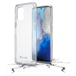 CellularLine Clear Duo ovitek za Samsung Galaxy S20, prozoren