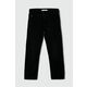 Otroške kavbojke Calvin Klein Jeans - črna. Otroški kavbojke iz kolekcije Calvin Klein Jeans straight kroja, z normalnim pasom. Model izdelan iz enobarvnega denima.