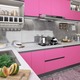 vidaXL Samolepilna folija za pohištvo visok sijaj roza 500x90 cm