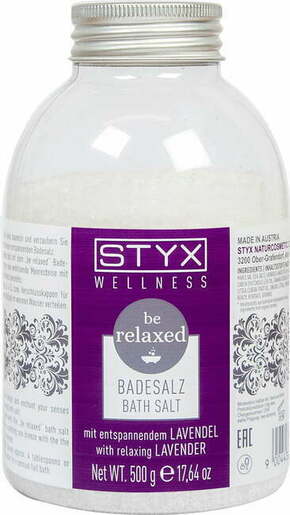 "STYX be relaxed sol za kopanje s sivko - 500 g"