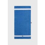 Brisača Lacoste L Casual Aérien 70 x 140 cm - modra. Brisača iz kolekcije Lacoste. Model izdelan iz bombažne tkanine.