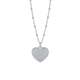 Rosato Romantična srebrna ogrlica Storie RZC048 (verižica, obesek) srebro 925/1000