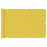 Balkonsko platno rumeno 90x400 cm HDPE