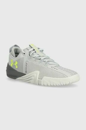Under Armour Men's UA TriBase Reign 6 Training Shoes Mod Gray/Starlight/High Vis Yellow 8