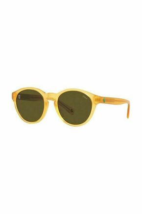 Otroška sončna očala Polo Ralph Lauren rumena barva