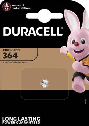Duracell 1x Gumbna Baterija D 364 SR60 G1