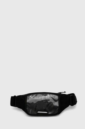 Torbica za okoli pasu Mizuno siva barva - črna. Pasna torbica iz kolekcije Mizuno. Model narejen iz trpežnega materiala.