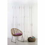 Bela prosojna zavesa 300x245 cm Melissa – Mendola Fabrics