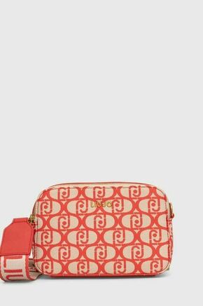 Torbica Liu Jo rdeča barva - rdeča. Majhna torbica iz kolekcije Liu Jo. Model na zapenjanje