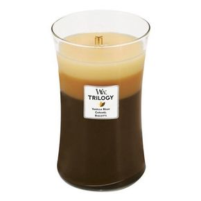 Woodwick Dišeča vaza za sveče Trilogy Cafe Sladkarije 609