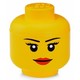 LEGO škatla za glavo velikost L - deklica