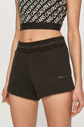 Calvin Klein Ženska Shine Logo Kratke hlače Črna XS