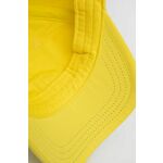 Fila otroška kapa - rumena. Otroška baseball kapa iz kolekcije Fila. Model izdelan iz tkanine z uporabo.