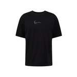 Karl Kani bombažna majica - črna. T-shirt iz zbirke Karl Kani. Model narejen iz tkanine z uporabo.