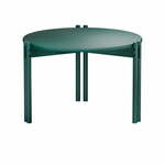 Zelena okrogla mizica iz masivnega bora ø 60 cm Sticks – Karup Design