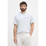 Calvin Klein Jeans kratka majica moška bombažna modra LV04RF822G