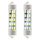 AMIO LED žarnice standard 3014 15smd festoon c5w c10w c3w 39mm bela 12v amio-01091