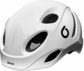 Briko E-One LED White Out/Silver L Kolesarska čelada