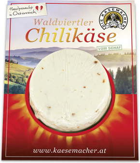 Die Käsemacher Waldviertler ovčji sir s čilijem - 120 g