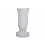 WEBHIDDENBRAND Vaza za pokopališče KALICH težka plastika granit d12x24cm